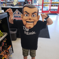 Brayden wearing a creepy mask Brayden wearing a creepy mask