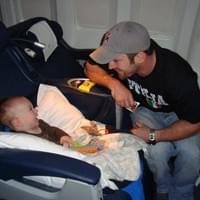 Baby Brayden Flying Business class to Rome Baby Brayden Flying Business class to Rome