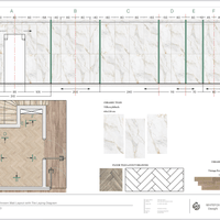Floor tiles layout Floor tiles layout