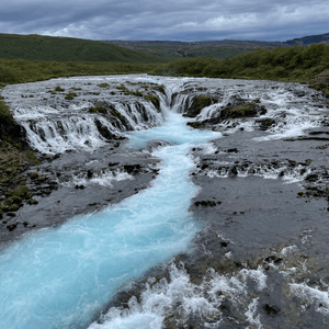 Brúarfoss Waterfall, Iceland Brúarfoss Waterfall, Iceland