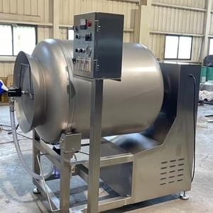 Vacuum mixer for foods