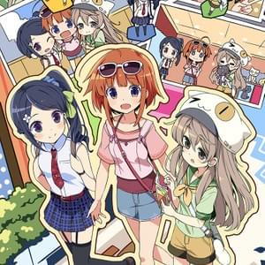 ポスター用美少女キャラクターイラスト「バケーション」 ポスター用美少女キャラクターイラスト「バケーション」