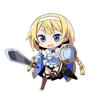 デフォルメ(SD・ミニキャラ)イラスト「女剣士」 デフォルメ(SD・ミニキャラ)イラスト「女剣士」