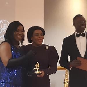 L-R, Founder - Clara Rufai, Award Recipient Titi Horsefall and Mr Ola Rufai L-R, Founder - Clara Rufai, Award Recipient Titi Horsefall and Mr Ola Rufai