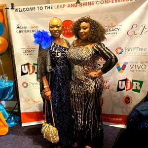 L-R, Dr Yewande Okuleye and Actress, Alex Okoroji L-R, Dr Yewande Okuleye and Actress, Alex Okoroji