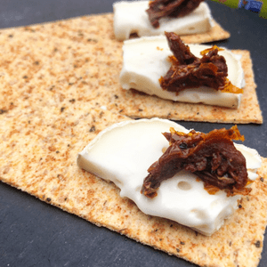 Z Crackers Garlic & Basil + Casatica di Bufala + Sundried Tomato