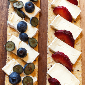 Z Crackers Salt & Pepper + Chaseholm Farm Nimbus + Fresh Berries