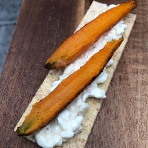 Z Crackers with Vadouvan carrots