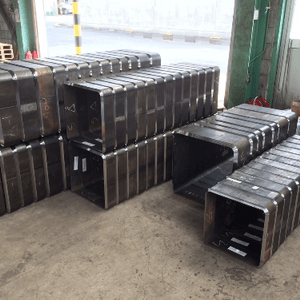 短尺コラム開先加工 短尺コラム開先加工