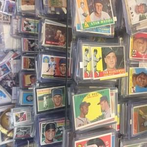 Vintage Baseball Cards at Whistlestop Antiques