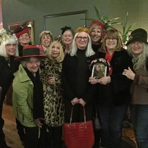 Our team showing off stylish vintage hats Our team showing off stylish vintage hats