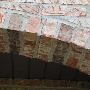 Exterior arched brick install and repair Exterior arched brick install and repair