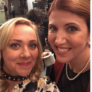 With Nicole Sullivan during our taping of "The Thundermans"