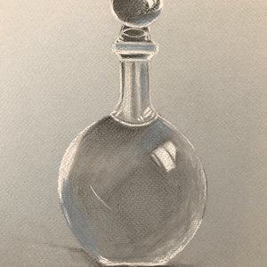 Etude carafe Cristal  Etude carafe Cristal