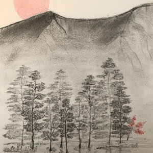Brume de Rivière à la montagne - VENDU Brume de Rivière à la montagne - VENDU