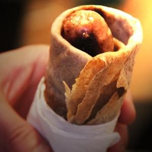 La galette-saucisse La galette-saucisse