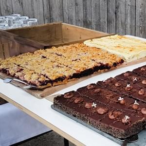 Köstliche hausgemachte Stärkung in den Pausen