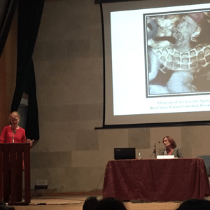 Anke Bernau's SELIM31 plenary on Medieval Net-works at Las Casas del Tratado, Tordesillas, chaired by Berta Cano Anke Bernau's SELIM31 plenary on Medieval Net-works at Las Casas del Tratado, Tordesillas, chaired by Berta Cano