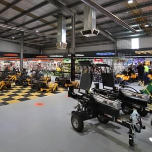 Wangaratta Saw & Lawn Mower Showroom Interior Wangaratta Saw & Lawn Mower Showroom Interior