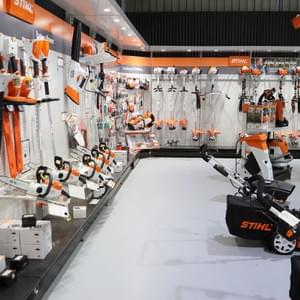 STIHL product section display STIHL product section display