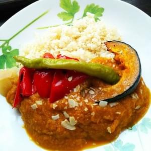 ベジタリアン仕様のカレー ベジタリアン仕様のカレー