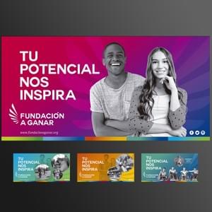 RE-BRANDING FUNDACIÓN A GANAR RE-BRANDING FUNDACIÓN A GANAR