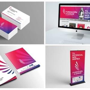 RE-BRANDING FUNDACIÓN A GANAR RE-BRANDING FUNDACIÓN A GANAR