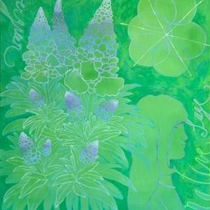 Dream 289. Native Sage. 22x17"in . Acrylic on canvas Dream 289. Native Sage. 22x17"in . Acrylic on canvas