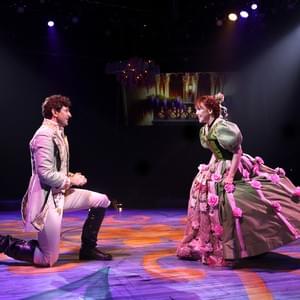 Celeste as Princess Anna and Harris Milgrim in FROZEN at North Shore Music Theatre Celeste as Princess Anna and Harris Milgrim in FROZEN at North Shore Music Theatre