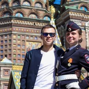 « "9 May, this day is the most important for Russian people because we are proud of our history, our history, second war world, greatest celebration I think. I think that my grandparents wrote a part of the history of this war, I’m just proud."