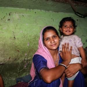 «The best moment in my life, the one of every woman in general, it was when my children were born, i was so happy ! I’m 25 years old and I have got 3 children, two boys and one girl. We live here with my mother, I am staying here for safety reasons, as my husband is really angry, because he things my daughter is not his. He hurt us every day. This is our normal life»