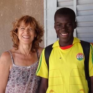 Evelyne et Marcel, son filleul Evelyne et Marcel, son filleul