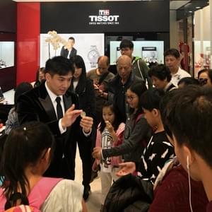 澳門商店名店魔術表演