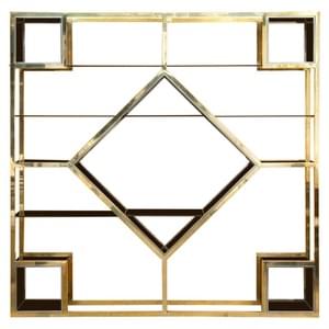 Large metal etagere, by Romeo Rega Large metal etagere, by Romeo Rega