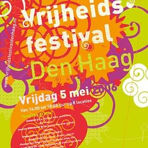 Event style design for a cultural festival in the city of The Hague offering a diverse program of music, dance, spoken word and debate. The design was nominated for the Dutch Design Awards 2006.