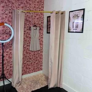 We have a beautiful fitting room! We have a beautiful fitting room!