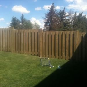 Simple good neighbor fence Simple good neighbor fence