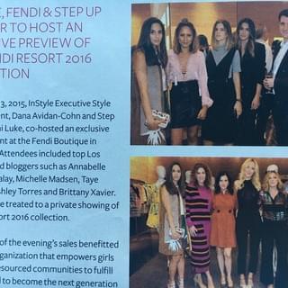 In Style and Fendi Event - Co-Host In Style and Fendi Event - Co-Host