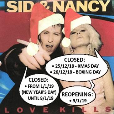 2018 Vintage Record Christmas hours 2018 Vintage Record Christmas hours