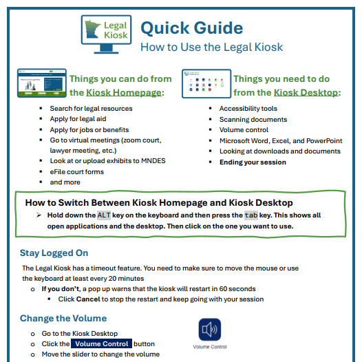 Laminated Quick Guide Laminated Quick Guide