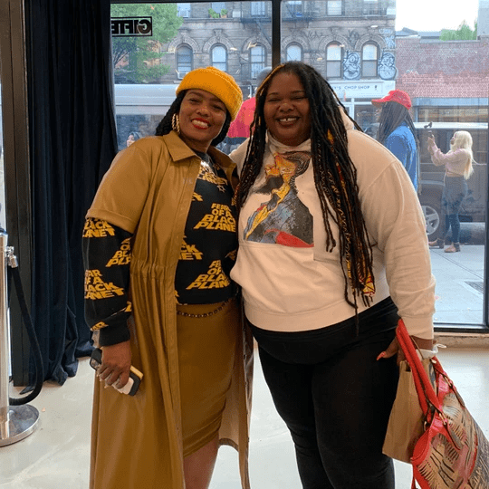 In Brooklyn with LA's Queen of Cannabis, Big Kika. October 2021.