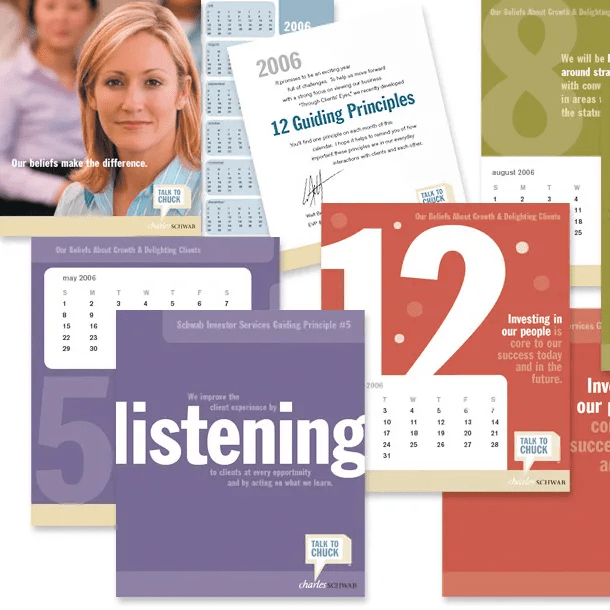 Charles Schwab Internal Branding Charles Schwab Internal Branding