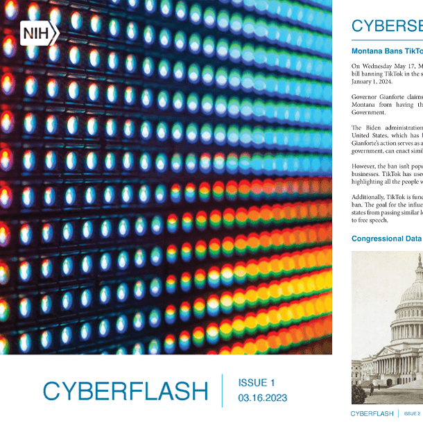 NIH's Cyberflash Newsletter NIH's Cyberflash Newsletter