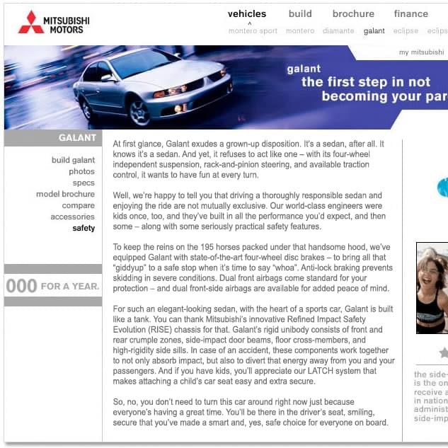 MItsubishiCars.com Site Design & Brand Voice Refresh MItsubishiCars.com Site Design & Brand Voice Refresh