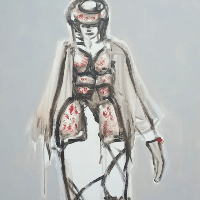 Meisje met cape Meisje met cape