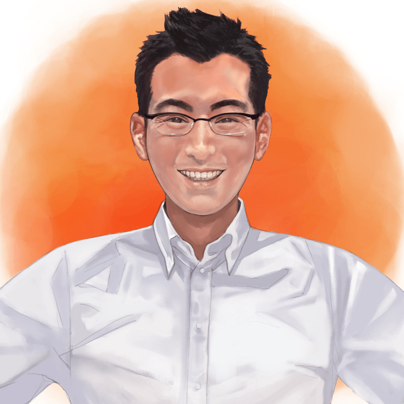 似顔絵イラスト『寺井友志』 似顔絵イラスト『寺井友志』