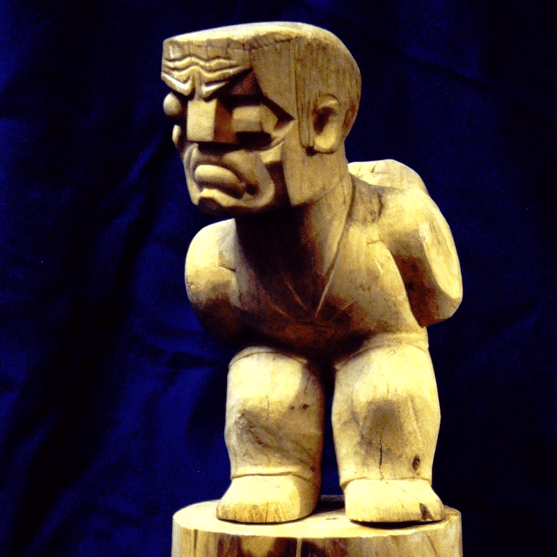 This is one of a series of scultpures inspired by Watergate.
