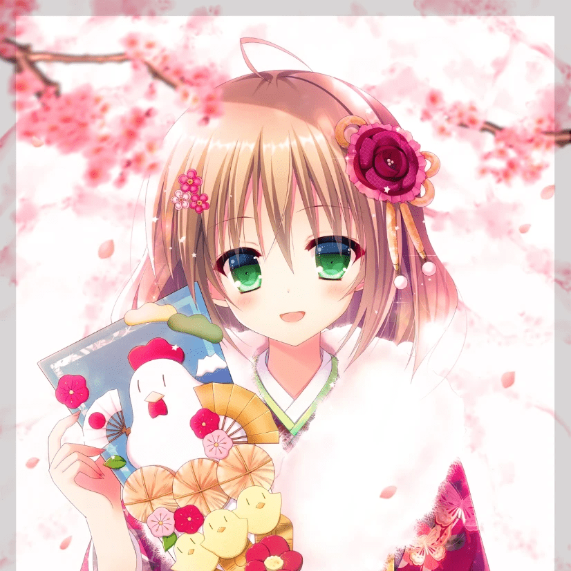 カレンダー用イラスト「1月:お正月」 カレンダー用イラスト「1月:お正月」