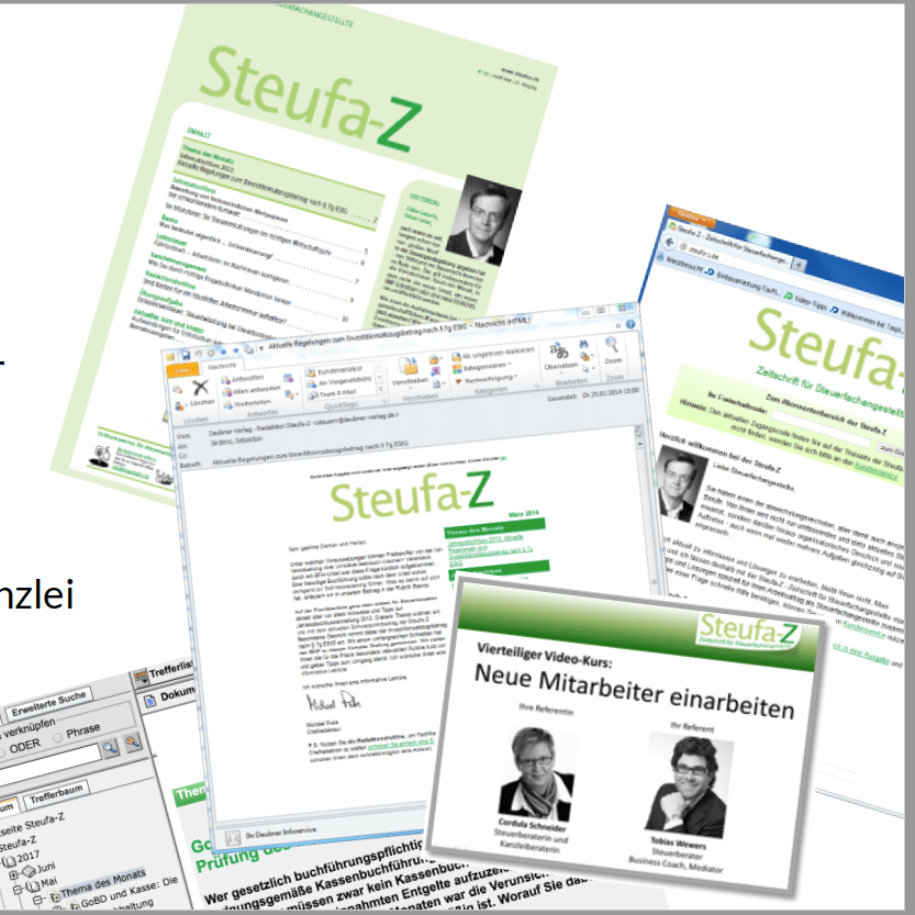 SteufaZ as PDF and analog Newsletter SteufaZ as PDF and analog Newsletter