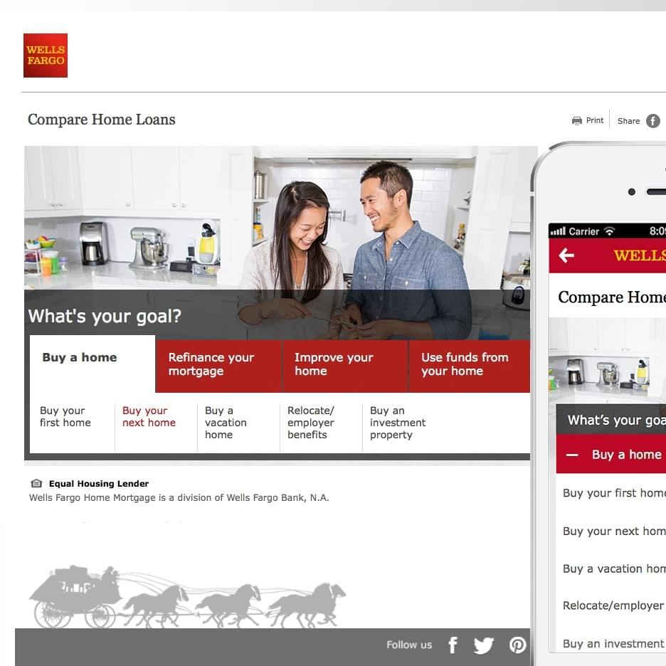 Wells Fargo Digital/Mobile UX and Content Strategy Wells Fargo Digital/Mobile UX and Content Strategy